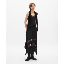 Jupe Longue Plissée Noire pour Femme - Taille 2 - The Kooples