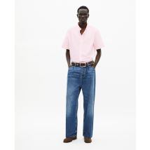Short-sleeved Shirt With Pink Crest For Man - The Kooples