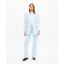 Veste De Tailleur En Coton Bleue pour Femme - Taille 34 - The Kooples