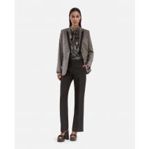 Veste Tailleur Droite Grise pour Femme - Taille 34 - The Kooples