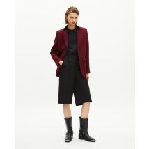 Veste Avec Col Velours Bordeaux pour Femme - Taille 38 - The Kooples