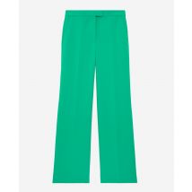 Pantalon Tailleur Vert En Crêpe pour Femme - Taille 40 - The Kooples