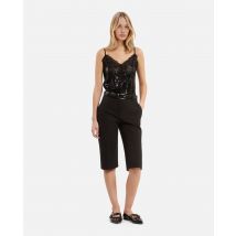 Bermuda Capri Noir pour Femme - Taille 34 - The Kooples
