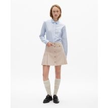 Chemise À Rayures En Popeline Bleue pour Femme - Taille 3 - The Kooples