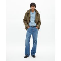 Kurzer Parka Mit Kapuze In Khaki - The Kooples