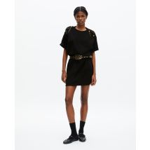 Short Dress With Black Chains for Woman - The Kooples