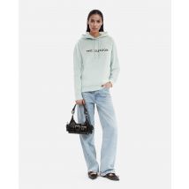 What Is Sudadera Con Capucha Azul Claro para Mujer - The Kooples