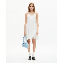 Robe Courte Avec Dentelle Écrue pour Femme - Taille 0 - The Kooples
