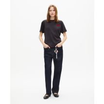 T-shirt Avec Flocage Cœur Noir pour Femme - Taille 2 - The Kooples