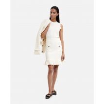 Jupe Courte En Maille Écrue pour Femme - Taille 1 - The Kooples