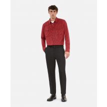 Black And Red Houndstooth Shirt For Man - The Kooples