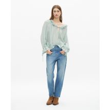 Blaue Bluse Mit Rüschen für Herren - The Kooples