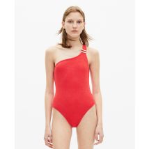 Maillot De Bain The Kooples X Luz Une Pièce Asymétrique Rouge pour Femme - The Kooples