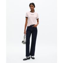 T-shirt Avec Sérigraphie Rose Pâle pour Femme - Taille 1 - The Kooples