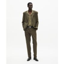 Veste De Costume En Coton - Lin Kaki pour Homme - Taille 54 - The Kooples