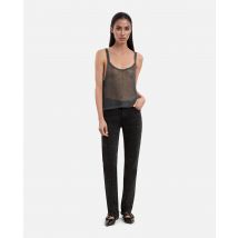 Débardeur Effet Cotte De Maille Gris pour Femme - Taille 2 - The Kooples