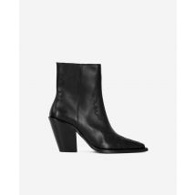 Bottines À Talons En Cuir Noires pour Femme - Taille 37 - The Kooples