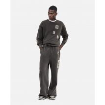 Bas De Jogging Droit Avec Patchs Noir pour Homme - Taille L - The Kooples