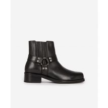 Boots With Black Leather Straps For Man - The Kooples
