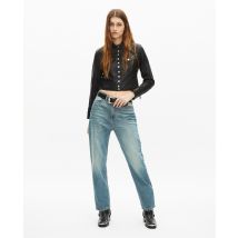 Jean Boyfriend Bleu pour Femme - Taille 34 - The Kooples