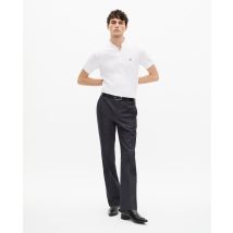 White Pique Cotton Polo T-shirt For Man - The Kooples