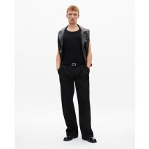 Tank Top With Black Coat-of-arms Embroidery For Man - The Kooples