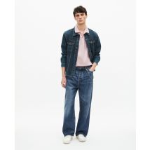 Piqué Polo With Classic Pink Collar for Man - The Kooples