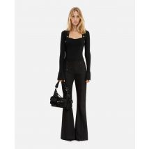 Pull En Maille Côtelée Noir pour Femme - Taille 2 - The Kooples
