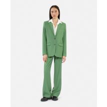 Pantalon Tailleur Vert En Laine pour Femme - Taille 34 - The Kooples