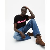 T-shirt What Is Noir pour Homme - Taille XS - The Kooples