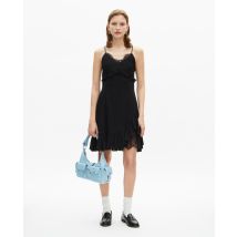 Robe Courte Avec Dentelle Noire pour Femme - Taille 3 - The Kooples