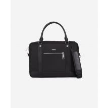 Porte-documents En Cuir Et Fibre Nylon Noir pour Homme - The Kooples