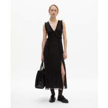 Robe Longue En Dentelle Noire pour Femme - Taille 0 - The Kooples