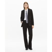 Veste Tailleur Coupe Droite Noire pour Femme - Taille 36 - The Kooples