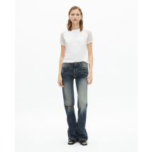 T-shirt Avec Manches En Dentelle Blanc pour Femme - Taille 1 - The Kooples