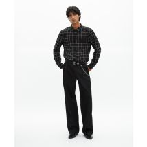 Chemise À Carreaux Noire pour Homme - Taille M - The Kooples