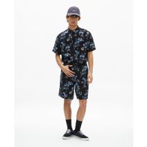 Black Floral Print Bermuda Shorts For Man - The Kooples