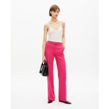 Pink Crepe Tailored Pants For Woman - The Kooples