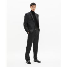 Dark Grey Pinstripe Straight Suit Jacket for Man - The Kooples