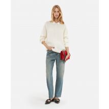 Pull En Laine Et Mohair Écru pour Femme - Taille 0 - The Kooples