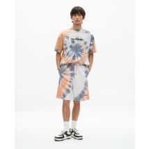 Pantalones Cortos Con Estampado Tie-dye Azul para Hombre - The Kooples