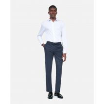 Pantalon De Costume En Laine Bleu Marine pour Homme - Taille 44 - The Kooples