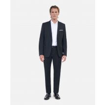 Black Wool Fitted Suit Trousers for Man - The Kooples