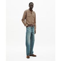 Chemise À Micro Carreaux Beige pour Homme - Taille S - The Kooples