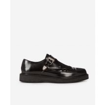 Derbies En Cuir Et Effet Poulain Noir pour Femme - Taille 38 - The Kooples