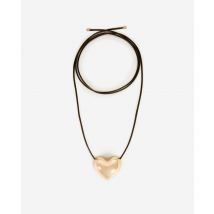 Collier Pendentif Cœur Doré pour Femme - The Kooples