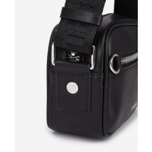 Sac Messenger Small En Cuir Noir pour Homme - The Kooples