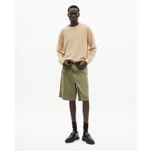Pull En Laine Et Lin Écru pour Homme - Taille L - The Kooples
