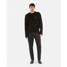 Black Cotton Sweater for Man - The Kooples
