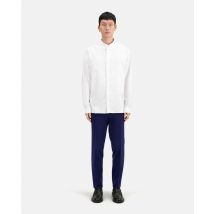 Chemise Oxford Blanche Avec Broderie pour Homme - Taille S - The Kooples